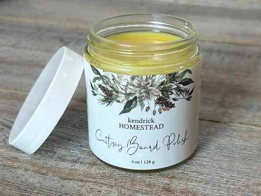 natural Beeswax polish, Kendrick Homestead