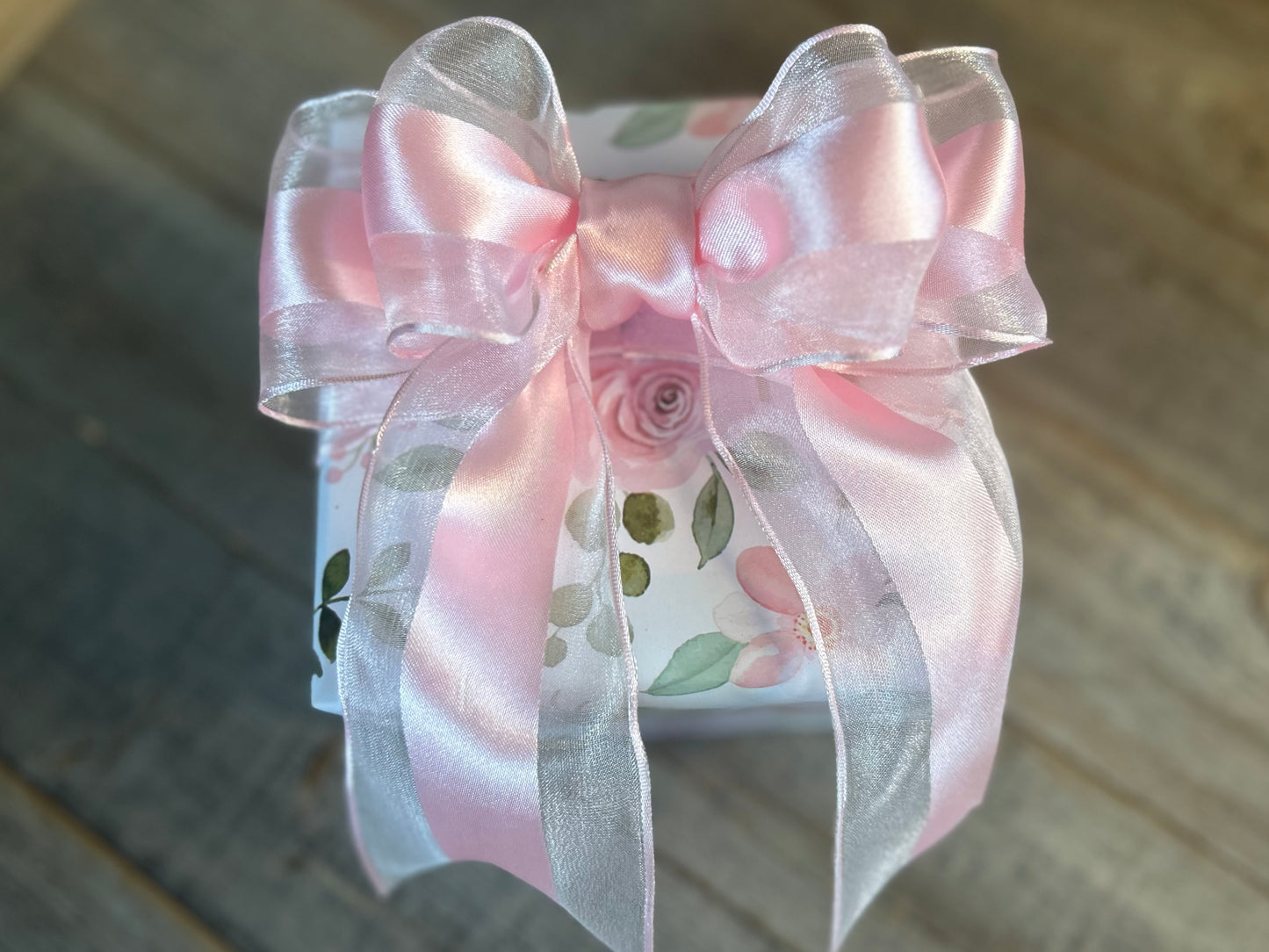 Classic Blue Plaid gift set gift wrapping