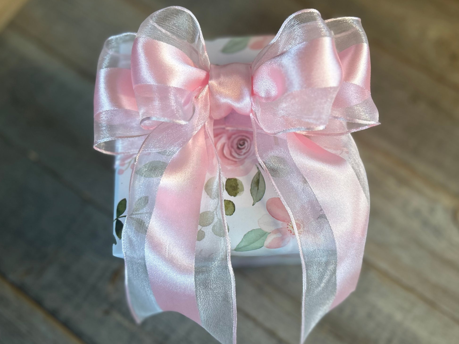 Classic Blue Plaid gift set gift wrapping