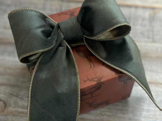 Elk gift wrapping, Kendrick Homestead