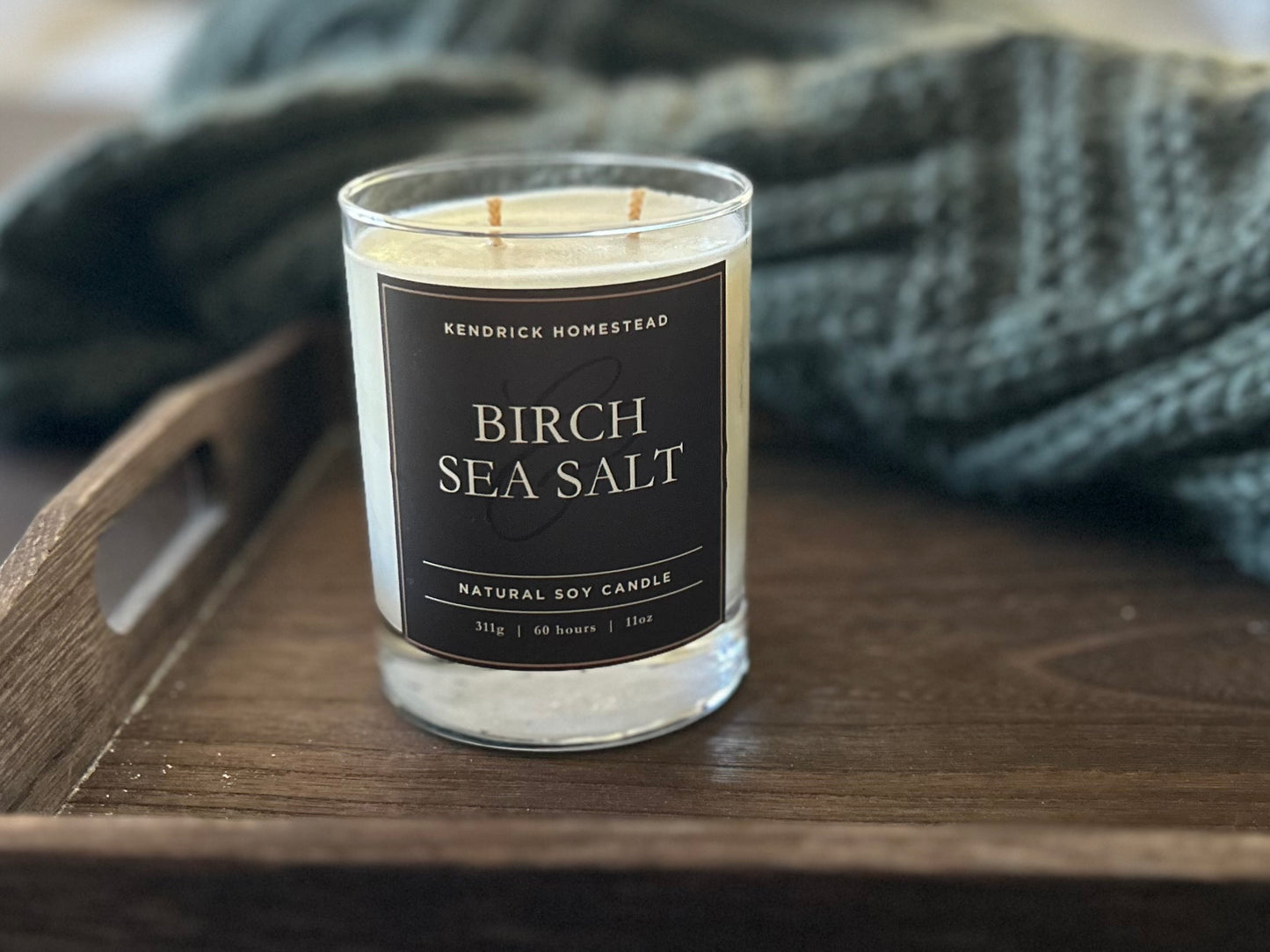 BIRCH & SEA SALT soy candle