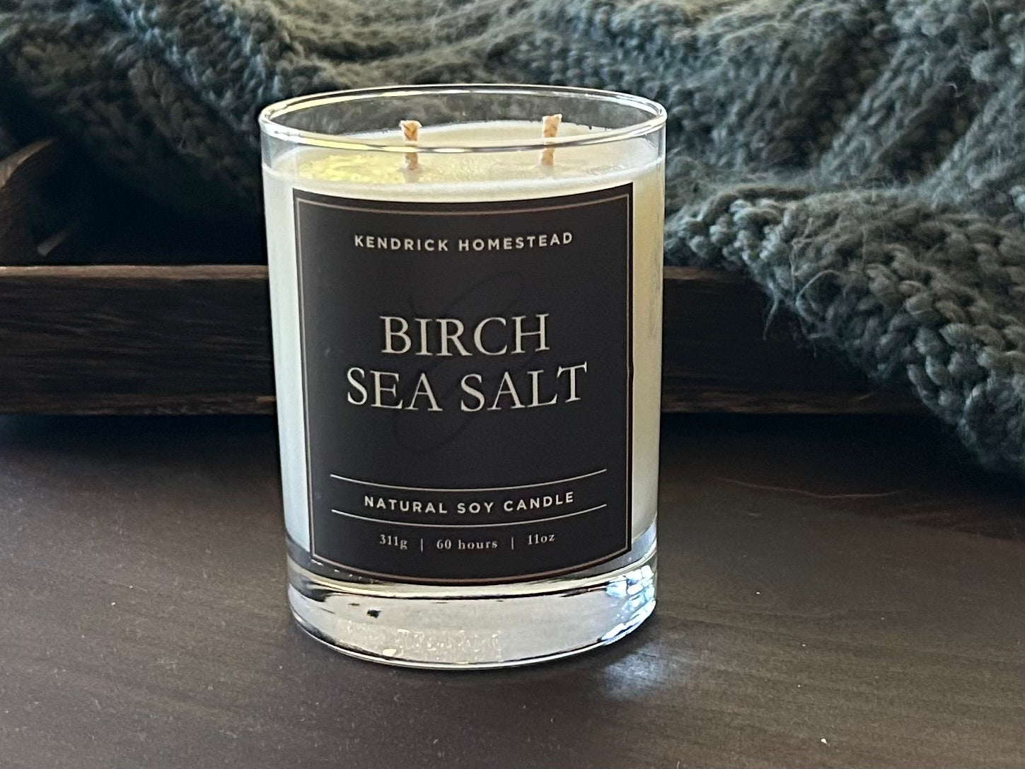 BIRCH & SEA SALT soy candle