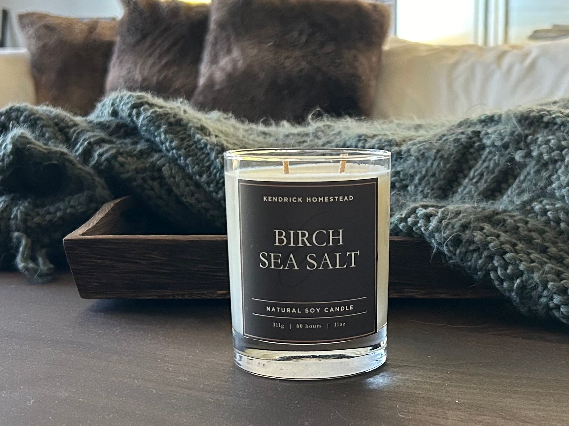 BIRCH & SEA SALT soy candle