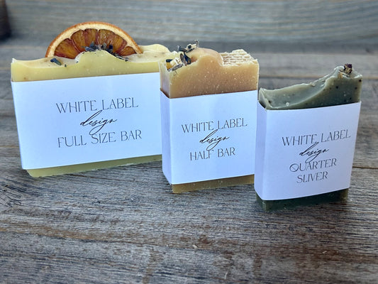 different soap sizes
