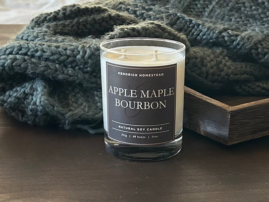 APPLE & MAPLE BOURBON soy candle