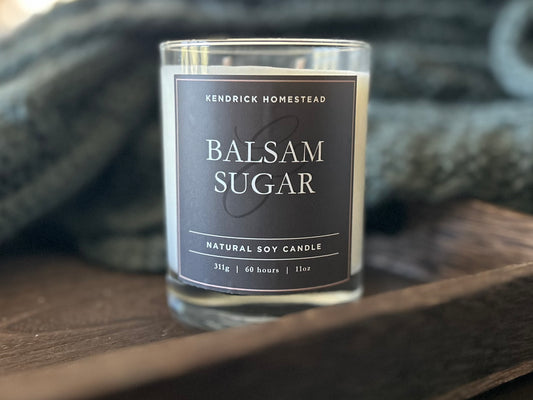 BALSAM & SUGAR soy candle