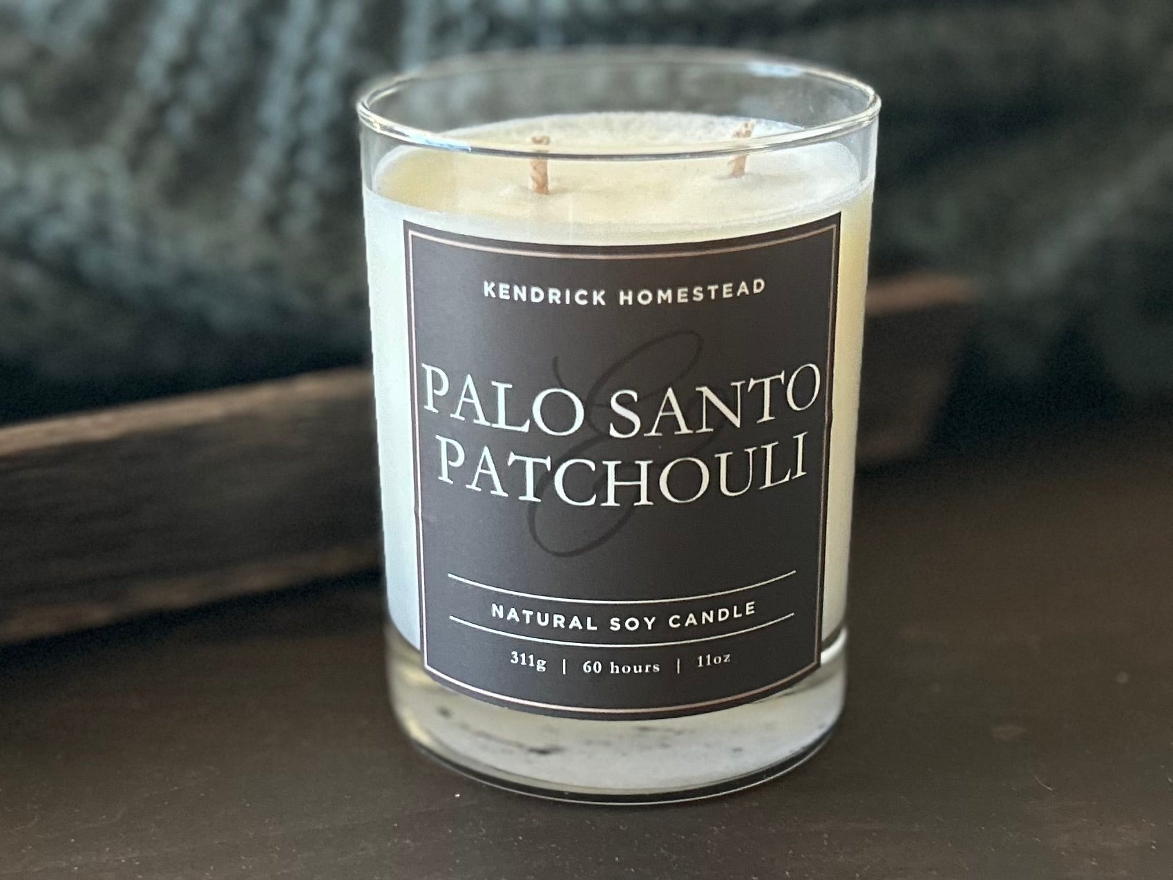 PALO SANTO & PATCHOULI soy candle