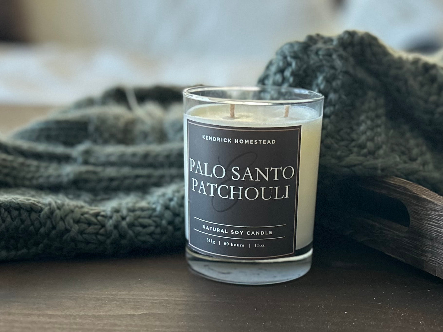 PALO SANTO & PATCHOULI soy candle