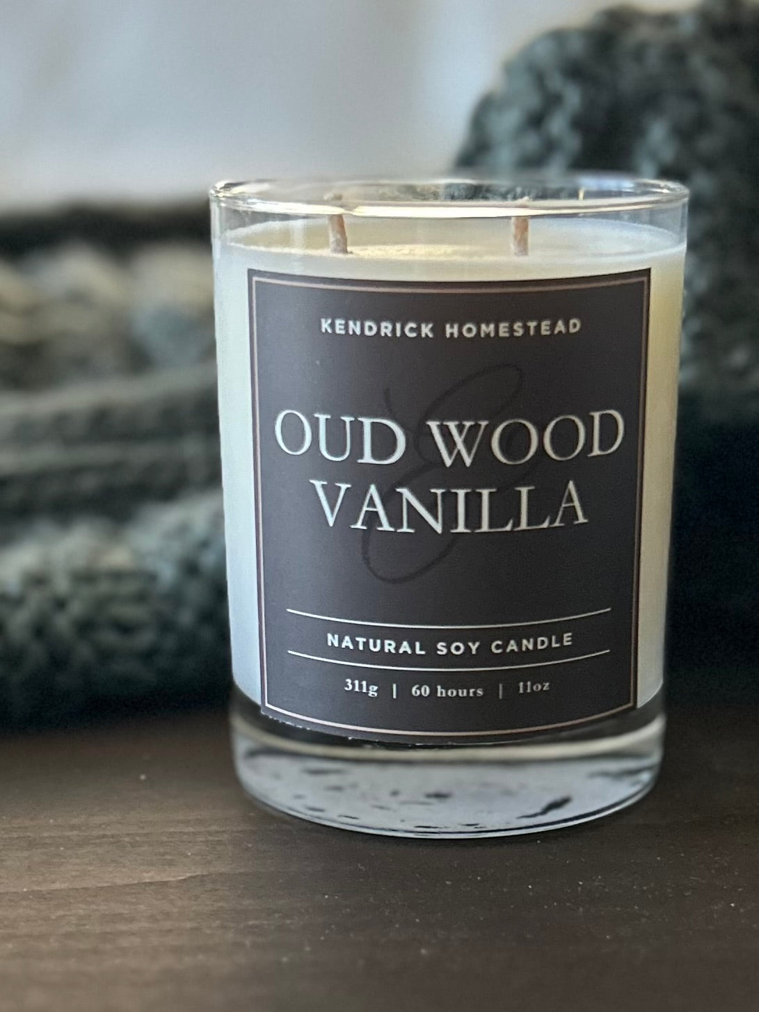 OUD WOOD & VANILLA soy candle