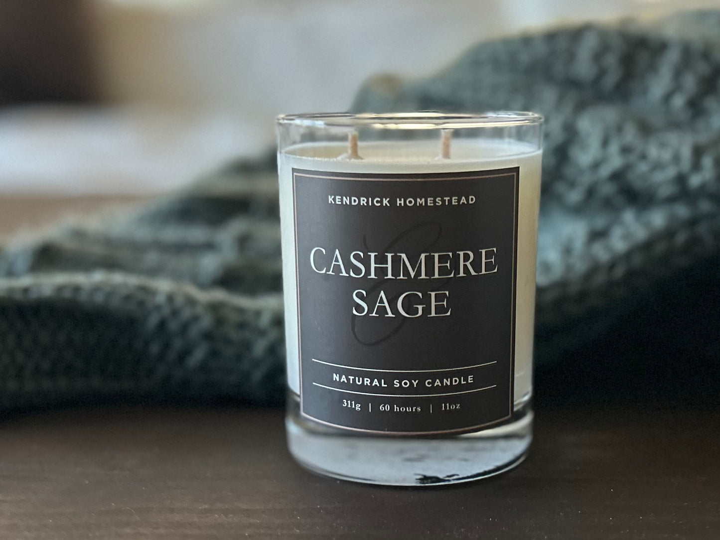 CASHMERE & SAGE soy candle