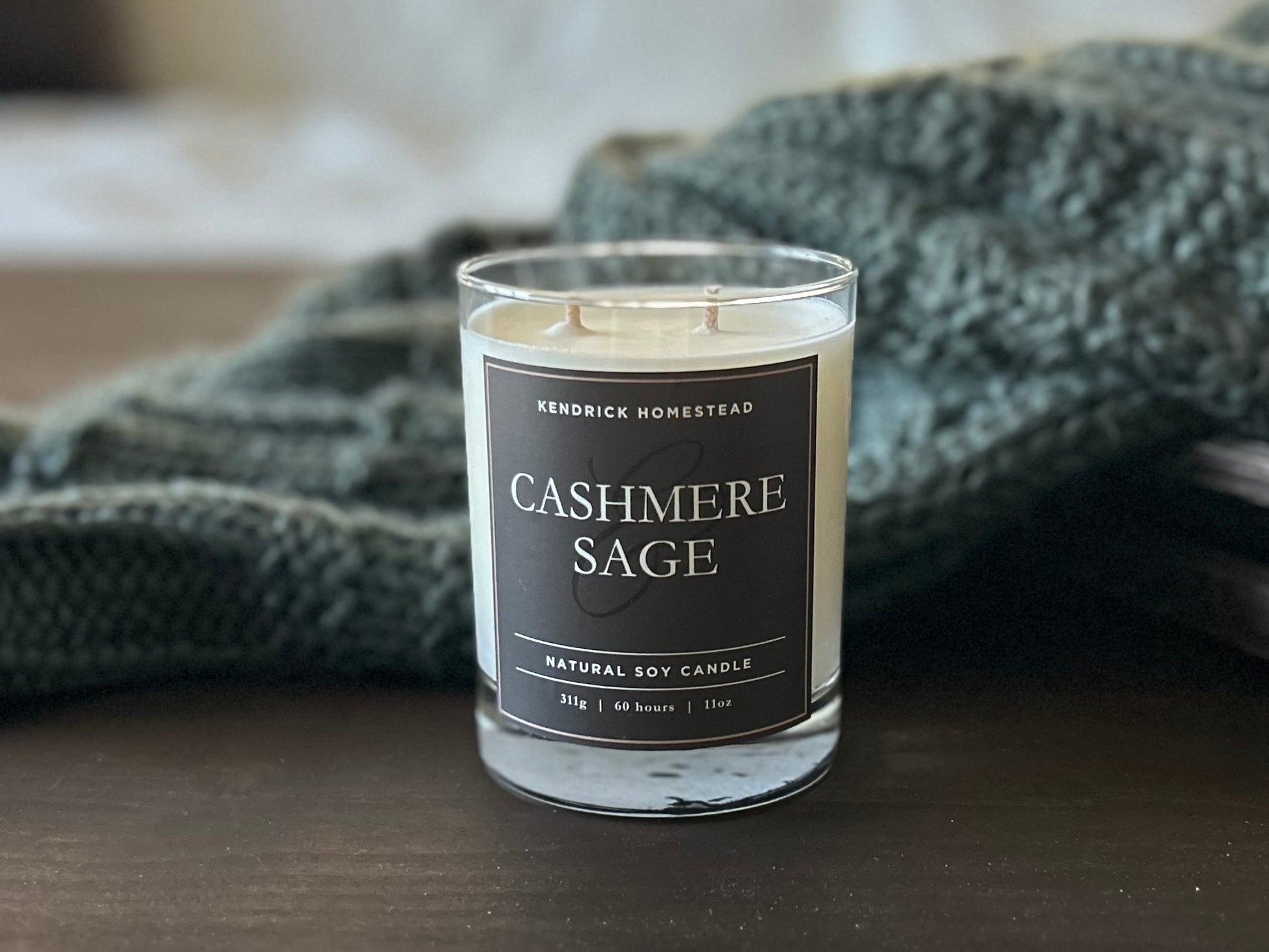 CASHMERE & SAGE soy candle