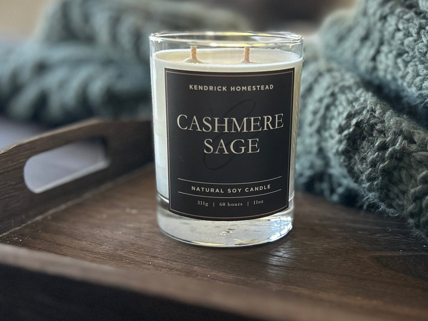 CASHMERE & SAGE soy candle