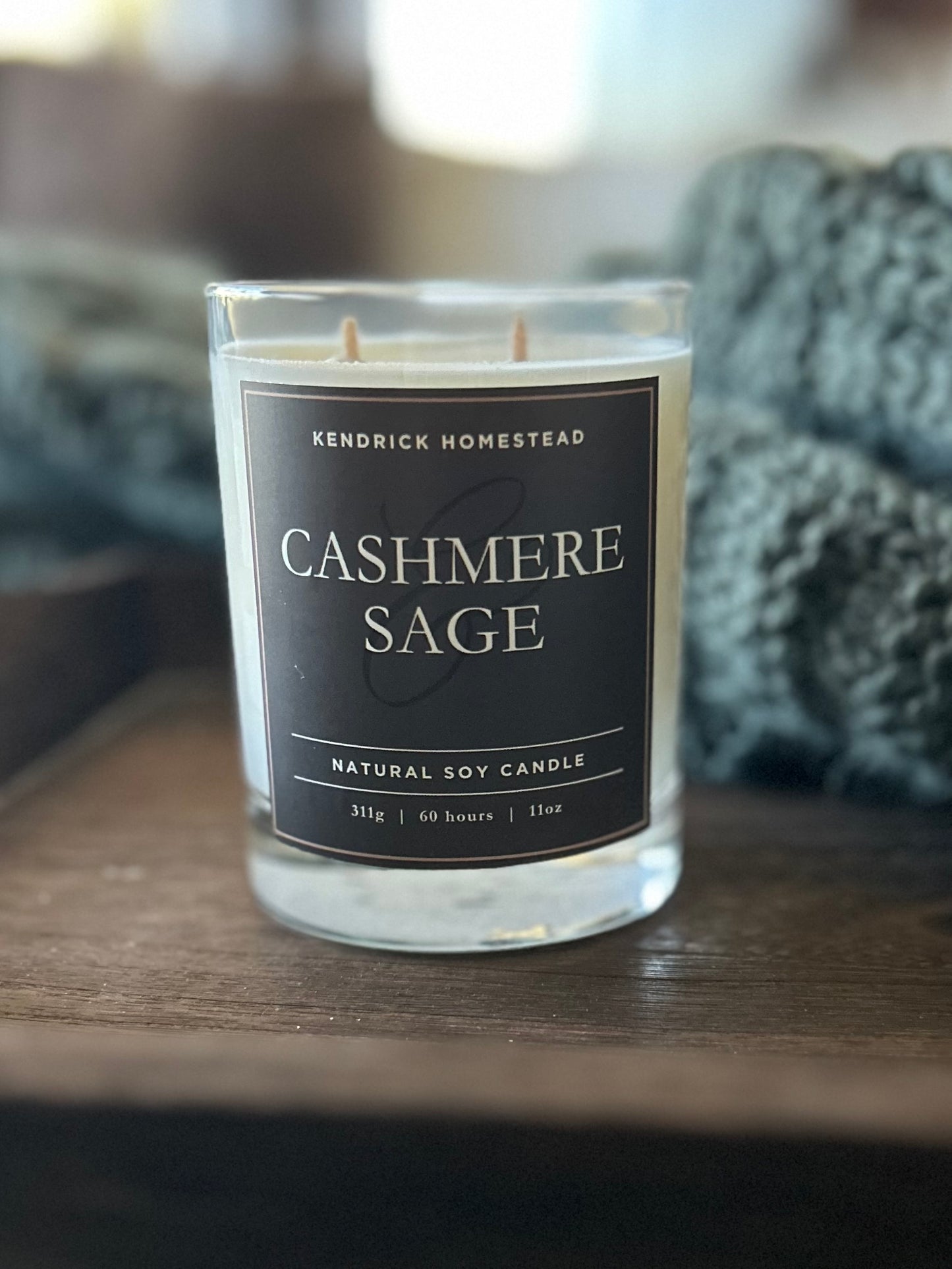 CASHMERE & SAGE soy candle