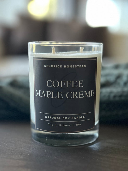 COFFEE & MAPLE CREME soy candle