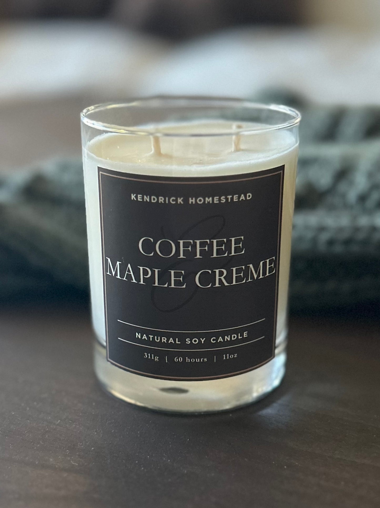 COFFEE & MAPLE CREME soy candle