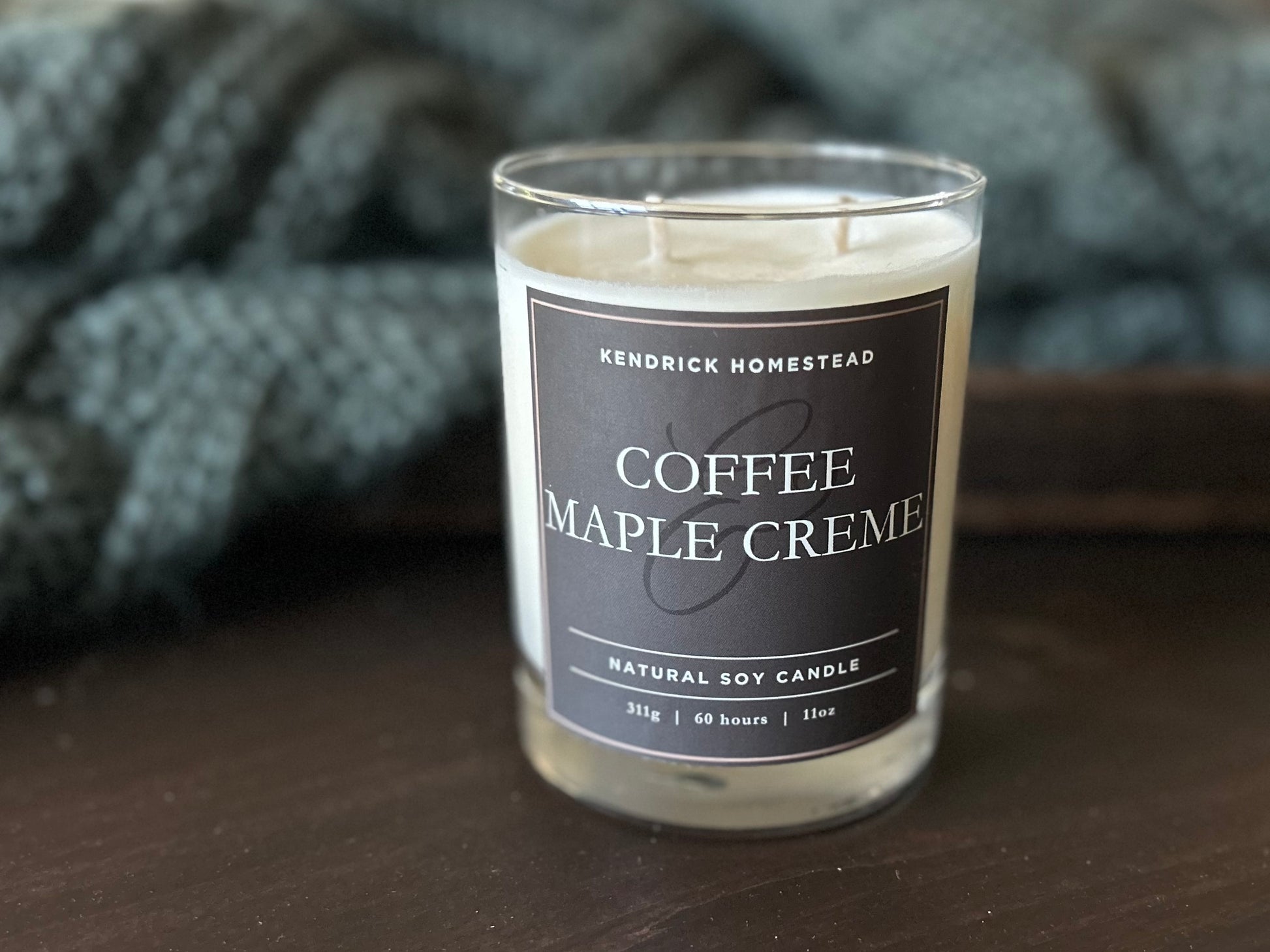 COFFEE & MAPLE CREME soy candle