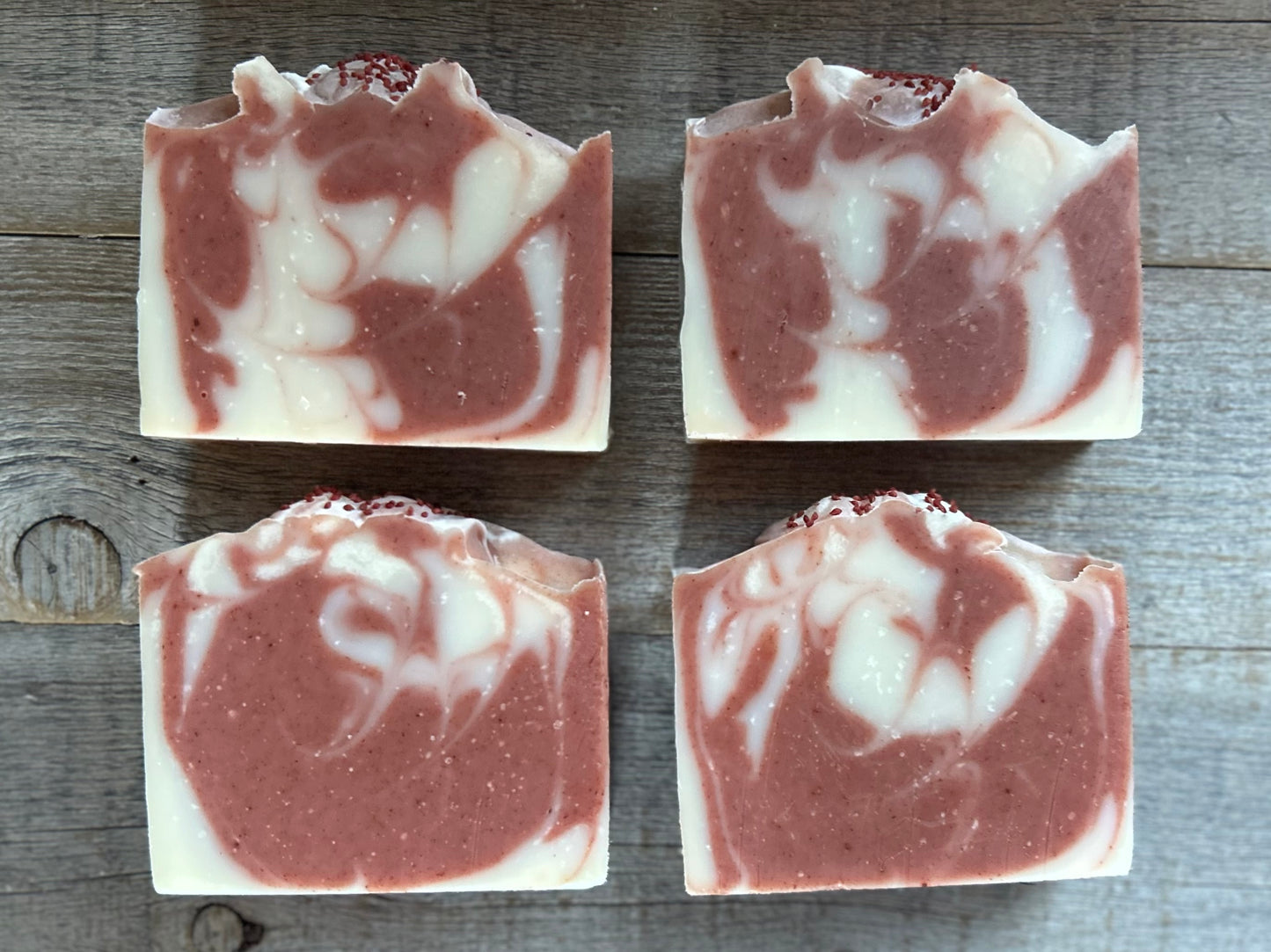Peppermint Swirl soap, Kendrick Homestead