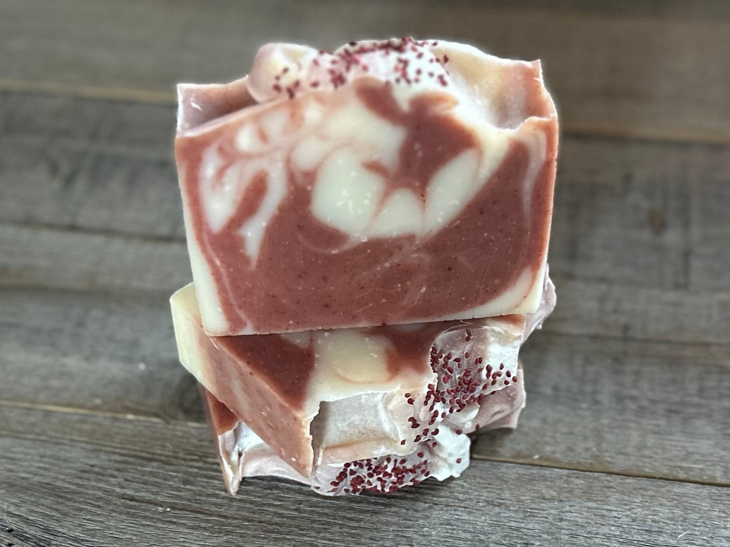 Peppermint Swirl soap, Kendrick Homestead
