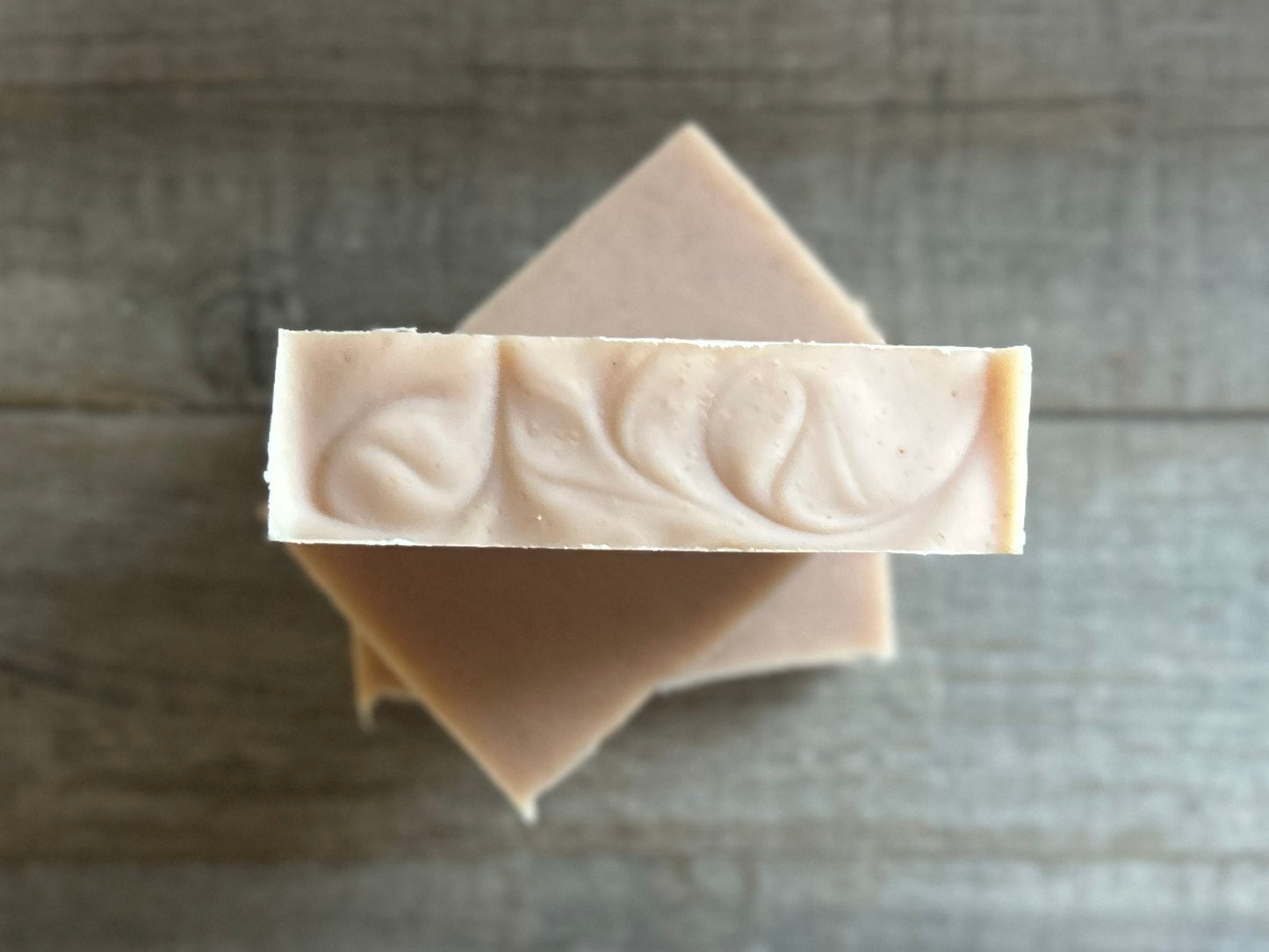 rose clay and oat facial soap, Kendrick Homestead