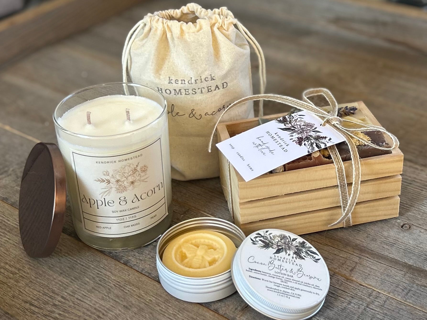 Deluxe Sample Box gift set Kendrick Homestead