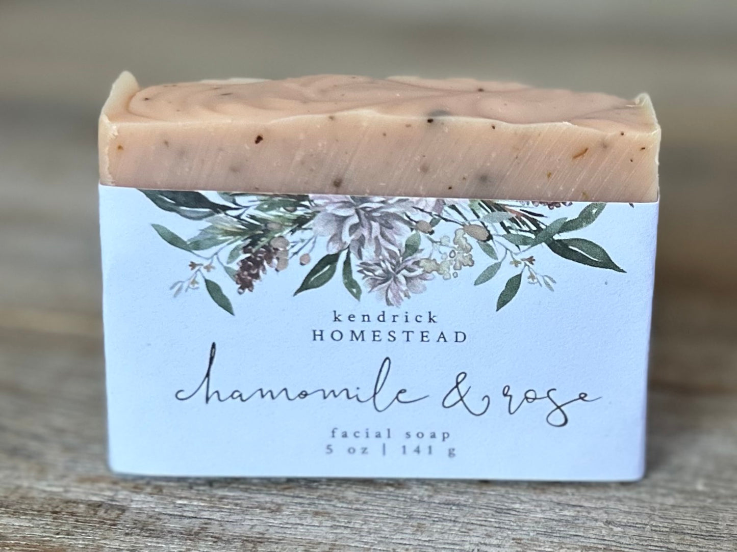 Chamomile & Rose facial Soap Kendrick Homestead