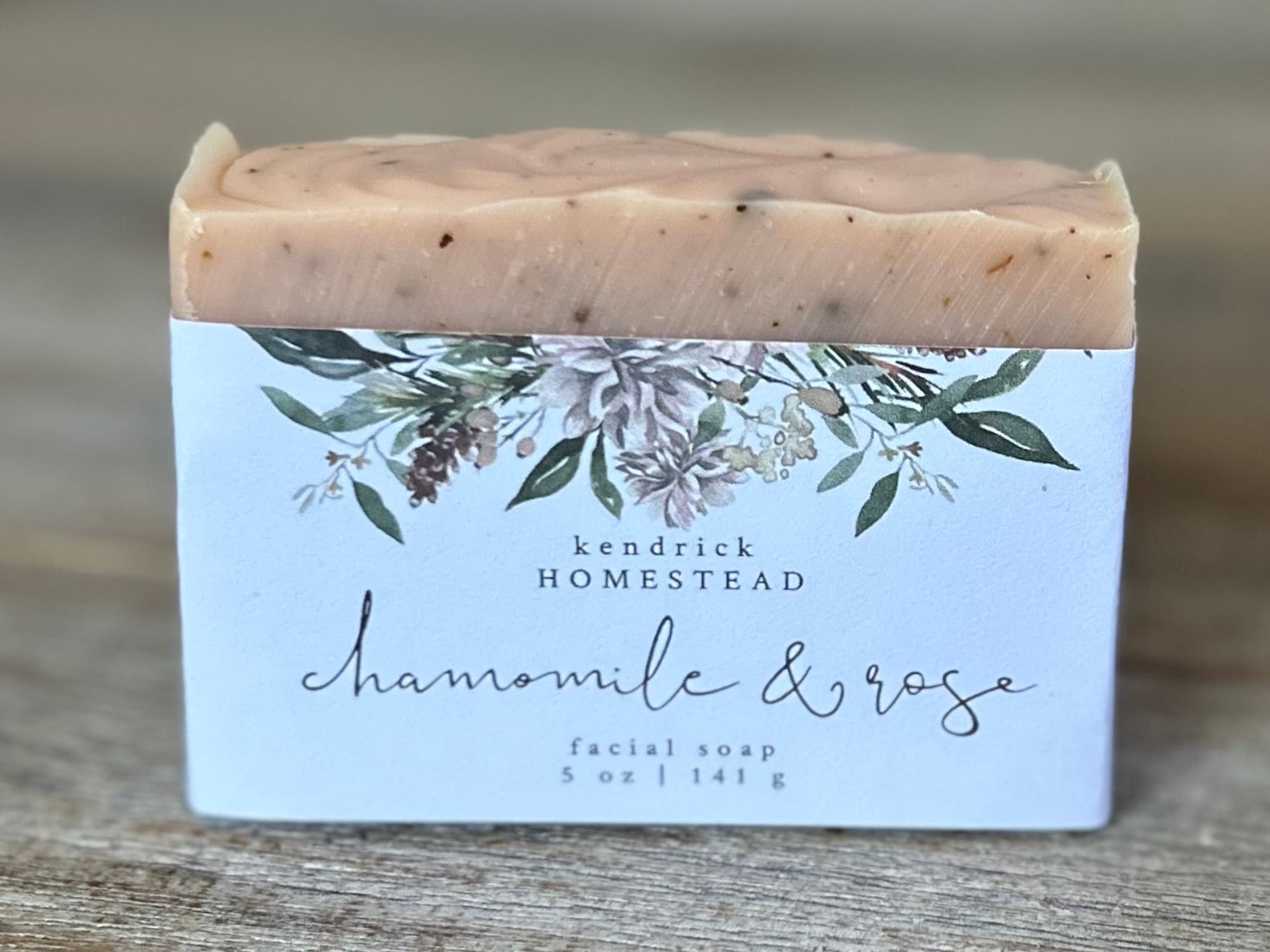 Chamomile & Rose facial Soap Kendrick Homestead
