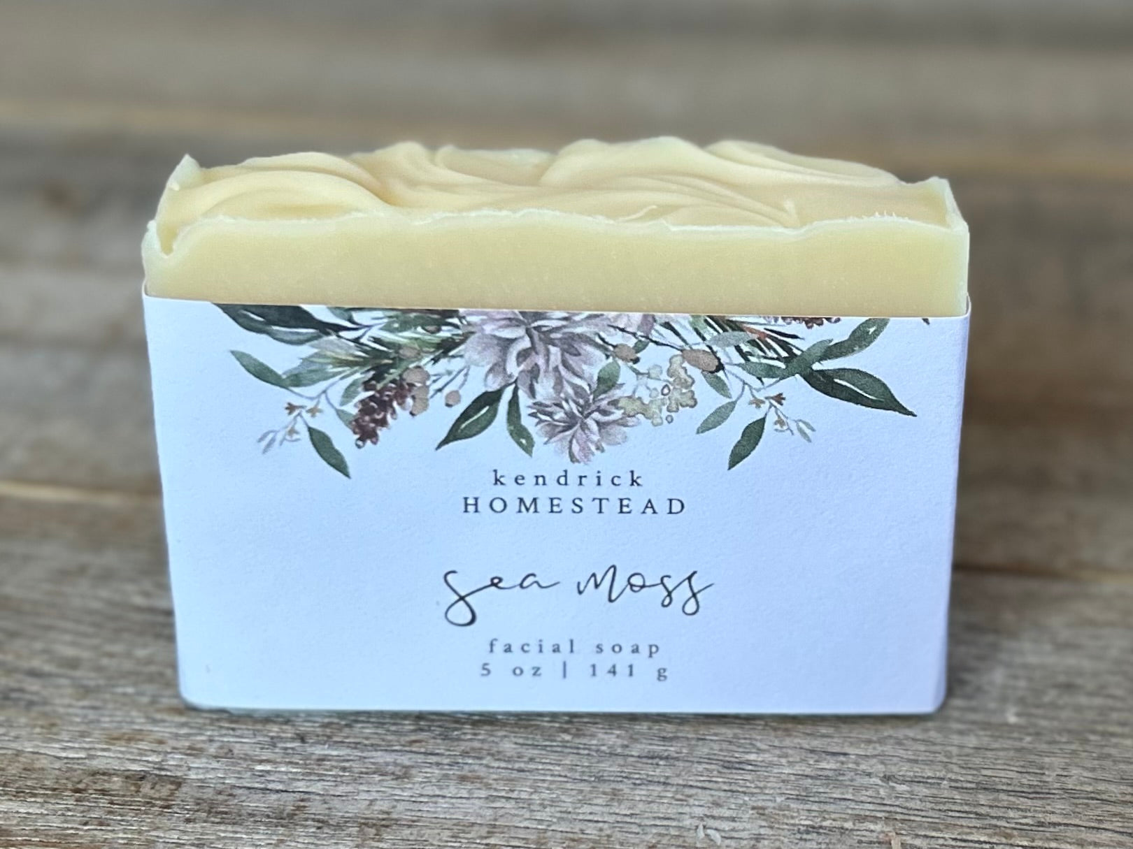 Sea moss facial soap Kendrick Homestead