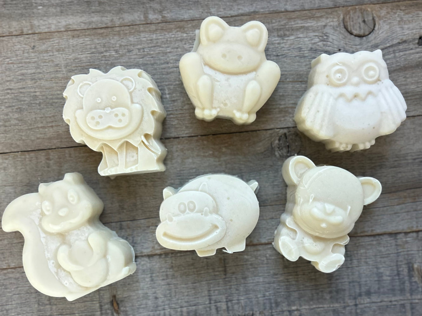 Soothing Baby Soap goat's milk and colloidal oatmeal, Kendrick Homestead
various animal shapes