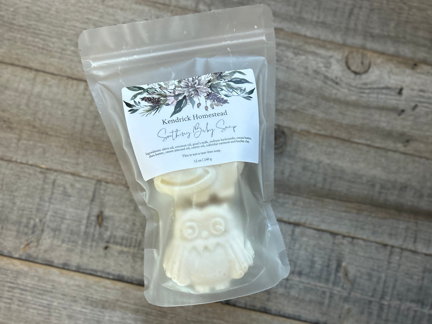 Soothing Baby Soap goat's milk and colloidal oatmeal, Kendrick Homestead
various animal shapes