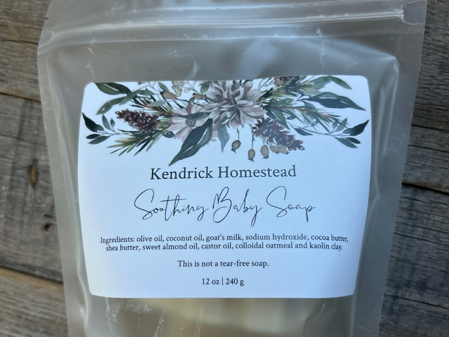 Soothing Baby Soap goat's milk and colloidal oatmeal, Kendrick Homestead
various animal shapes