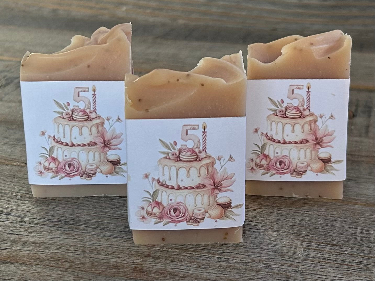 Cake with Numbers party Favors Kendrick Homestead