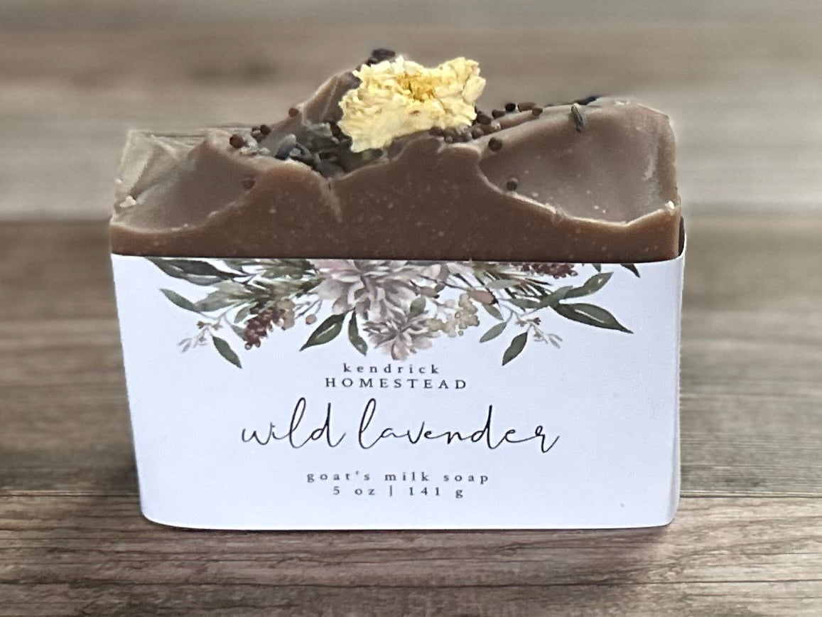 wild lavender goat's milk soap