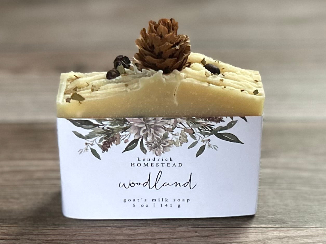 Woodland goat's milk soap