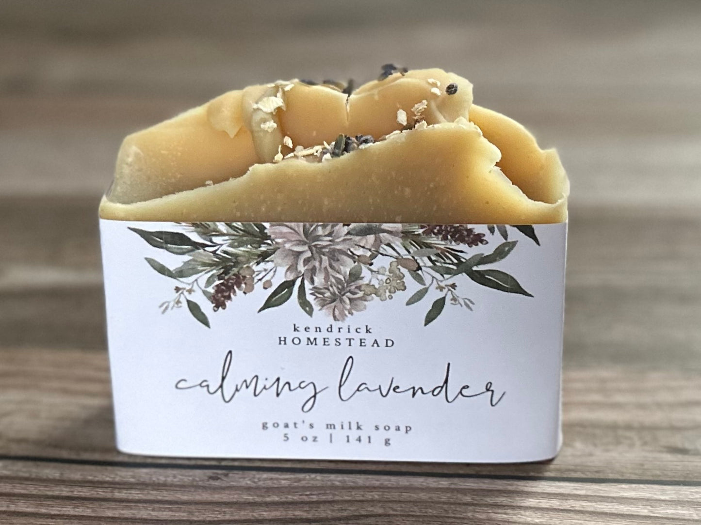 Calming Lavender goat's milk soap