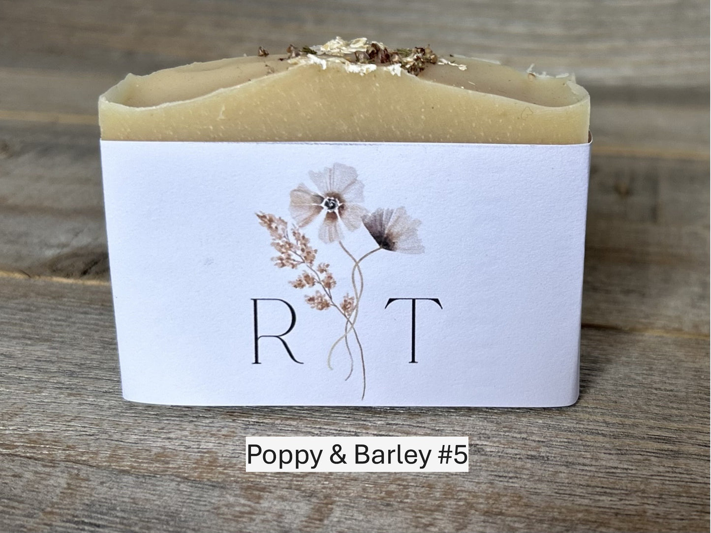 Poppy & Barley wedding soap favors Kendrick Homestead